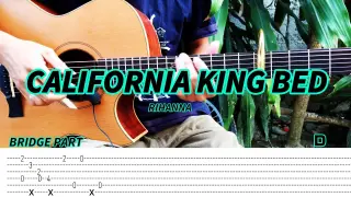 [Bridge + Solo] California King Bed - Rihanna - (Fingerstyle)Tabs chords + lyrics