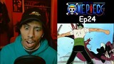 One Piece Reaction Ep24 | Mihawk is not to be messed with |