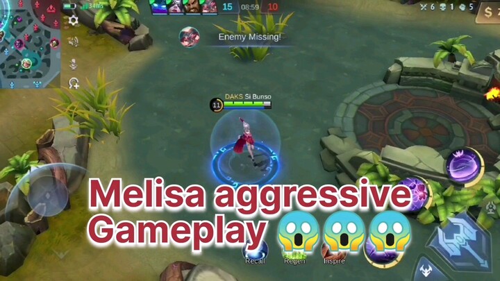 Melisa aggressive gameplay 😜😬