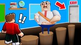 ESCAPE THE SCARY TEACHER IN 4D ROBLOX PARKOUR OBBY WITH CHOP