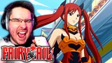 NATSU VS ERZA! | Fairy Tail Episode 10 REACTION | Anime Reaction