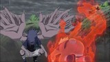 Naruto Loses Control on Sasuke and Fights Him with Nine Tails Power