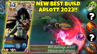 WTF DAMAGE!!😱 | BEST ARLOTT 1 SHOT BUILD & EMBEM FOR NEW UPDATE! | TOP GLOBAL ARLOTT TUTORIAL!