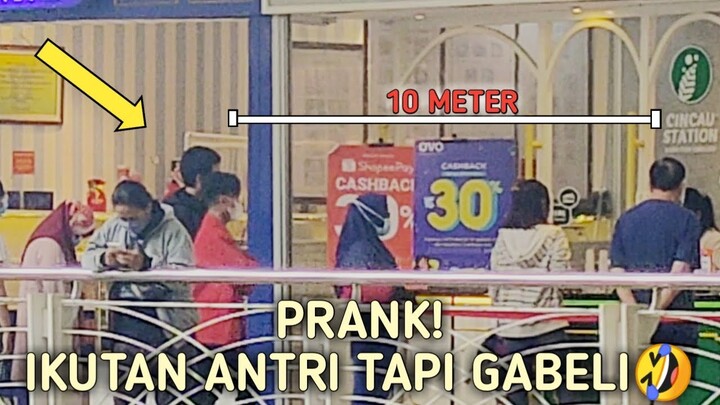 PRANK IKUTAN ANTRI SAMPAI PANJANG TAPI CUMAN MINTA HAND SANITIZER😅 | Prank Indonesia.