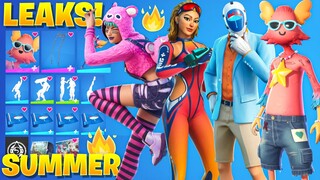 All New Leaked Skins & Emotes! (Fortnite Summer)