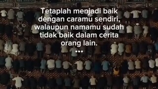 Tatap usaha untuk kejarkan pahala akhirat walaupun nama tidak baik dimata orang lain 😊✨