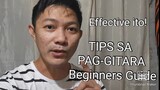 TIPS SA PAG-GITARA | Beginner's Guide