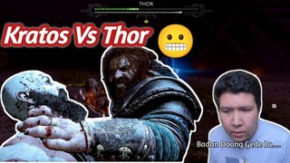 Windah Basudara Panik, Kratos Vs Thor | God Of War Ragnarok #windahbasudara #godofwarragnarok