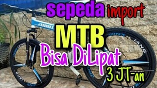 UNBOXING SEPEDA GUNUNG LIPAT FOLDING BIKE🌟🌟🌟🌟 MTB AMIN "26 INCH 21 SPEED