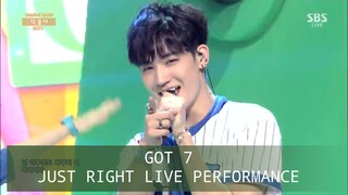 GOT 7 JUST RIGHT LIVE PERFORMANCE