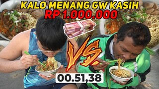 MUKBANG BATTLE ‼️ ANTIMAGE VS ABANG2 GOJEK - KALO MENANG LGSG GW KASIH 1 JUTA RUPIAH!