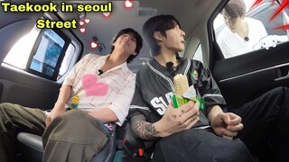 Taekook ki Fight in seoul STREET 😲🥰 // Hindi dubbing // Part-4