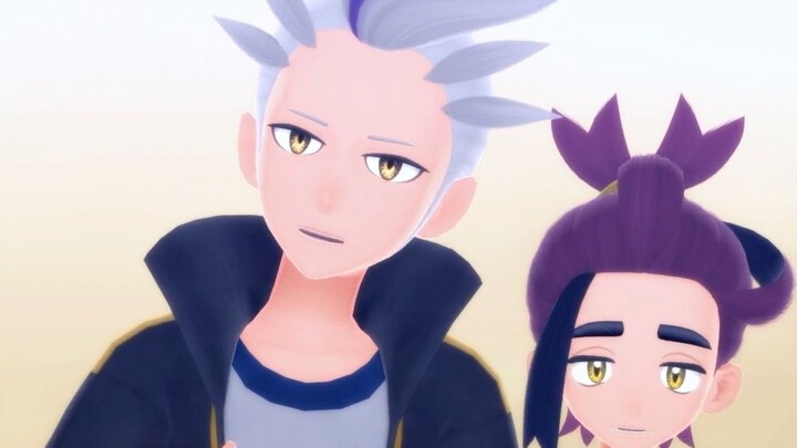 [Pokémon Zhuzi MMD] Former champion trapped in the voice-controlled elevator of Blueberry Academy