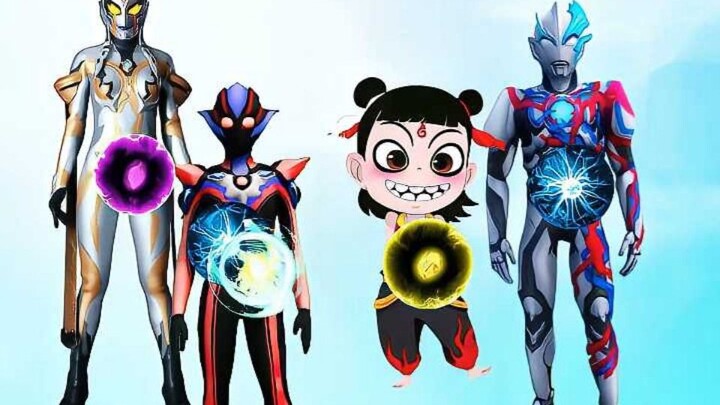 Ultraman dan Nezha membawakan lagu