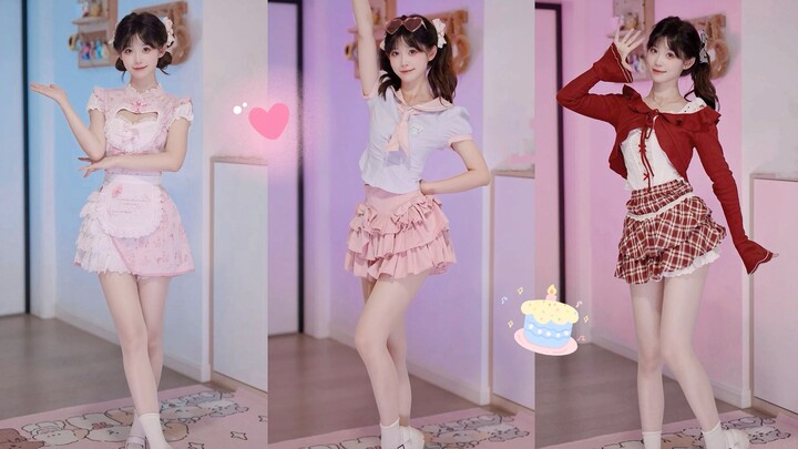 Triple sweet girl twists! Twist! Dance! [Ten Yuan Sauce’s birthday work]