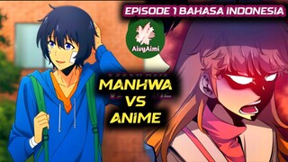 Perbedaan Manhwa vs Anime Solo Leveling episode 1 AivyAimi bahasa Indonesia #aivyaimi