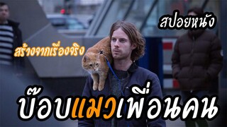 ชายคนนี้สามารถเลิกยาได้เพราะเเมวอ้วนสีส้ม [สปอยหนัง] A street cat Named Bob (2016)