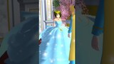 Rina pakai gaun Cinderella di Pesta Kostum baju baru sakura