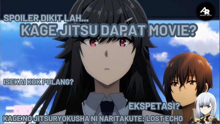 Si bayangan dapat movie cuy! rilis kapan? || Kage no jitsuryokusha ni naritakute