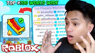 Pet Simulator X - ROBLOX - PINASOK KO ANG TOP 100 GLOBAL PARA SA "HOVERBOARD" SKIN!