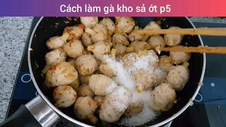 Cách làm gà kho sả ớt chay p5