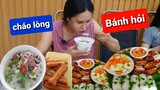 DIVA Cát Thy review Cháo lòng, bánh hỏi tại tiệm Bánh tráng trộn