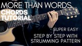 How to Play - More Than Words - Acoustic Guitar Lesson Tutorial