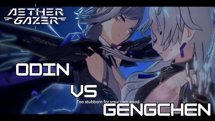 Gengchen vs Odin Epic Battle !! - Aether Gazer