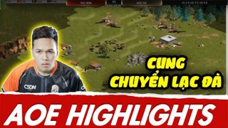 Cung chuyển LẠC ĐÀ trận đấu của những DỊ NHÂn AoE Việt nAm _ AoE Highlights