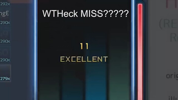WHY WITH THAT ONE MISS T_T