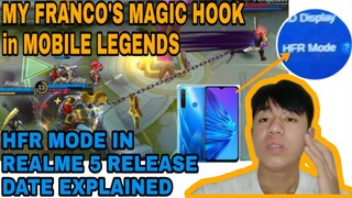 FRANCO HIGHLIGHTS (PRO HOOK) on REALME 5 in mobile legends