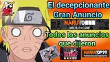 Hay remake de Naruto??? 🍥 Anuncio Decepcionante de Naruto 🍜 Todo lo que dijo en la jump festa 2023
