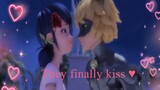marinnete and cat noir kissing // Miraculous LadyBug