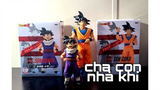 mô hình 2 cha con nhà khỉ Goku vs Gohan