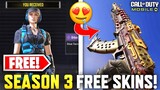Season 3 All FREE Skins | Free Character Skins | Free Secret Events | Free CP in COD Mobile S3 2024!