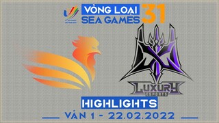 Highlights SE vs LX [Ván 1][Vòng Loại Seagame31 - Vòng 2][22.02.2022]