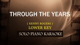 THROUGH THE YEARS ( KENNY ROGERS ) ( LOWER KEY ) COVER_CY
