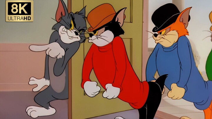 [การฟื้นฟู 8K] "ลูกพี่ลูกน้องของ Jerry" - Tom and Jerry ต้นฉบับ + เวอร์ชันเปรียบเทียบ