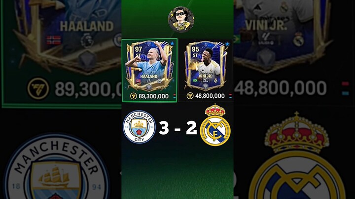 MACHESTER CITY VS REAL MADRID IN FC MOBILE 24 #fcmobile #fifa  #football #fc24 #fcmobile24 #fifa