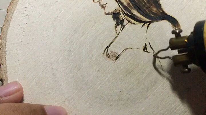 [Pyrography to the end] Dilireba