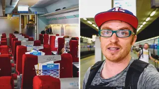 BUSAN TO SEOUL KTX First Class Review | Train ride in South Korea