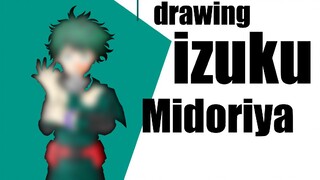 Drawing izuku midoriya