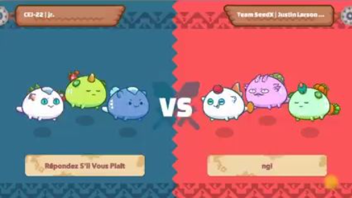 Axie Infinity Classic - Steal Type vs Reptile with Heal