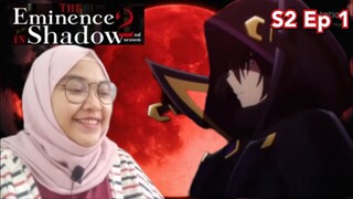 SHADOW-SAMA IS BACK | The Eminence In Shadow Season 2 Episode 1 REACTION