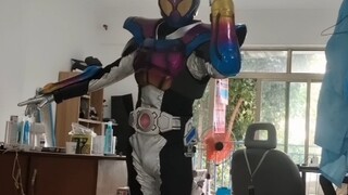 Kamen Rider Gavv leather suit try-on, the fastest on the Internet