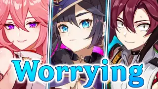 Voice lines that are somewhat WORRYING (more) | ft. Heizou, Yae Miko, Mona | Genshin Impact lore