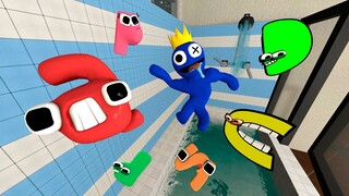 🛁 SPARTAN KICKING NEW 3D SANIC CLONES MEMES ALPHABET LORE ROBLOX RAINBOW FRIENDS in Gmod !