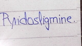 Pyridosigmine