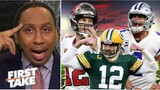 Bucs or Cowboys? - Stephen A. breaks Biggest threat to Aaron Rodgers & Packers in NFC? | FIRST TAKE