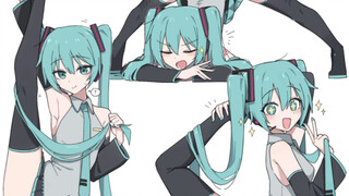 "Hatsune Miku" putri kecil yang lucu dan menawan adalah Miku-chan owo